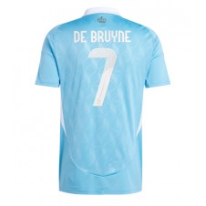 Belgia Kevin De Bruyne #7 Bortedrakt EM 2024 Kortermet